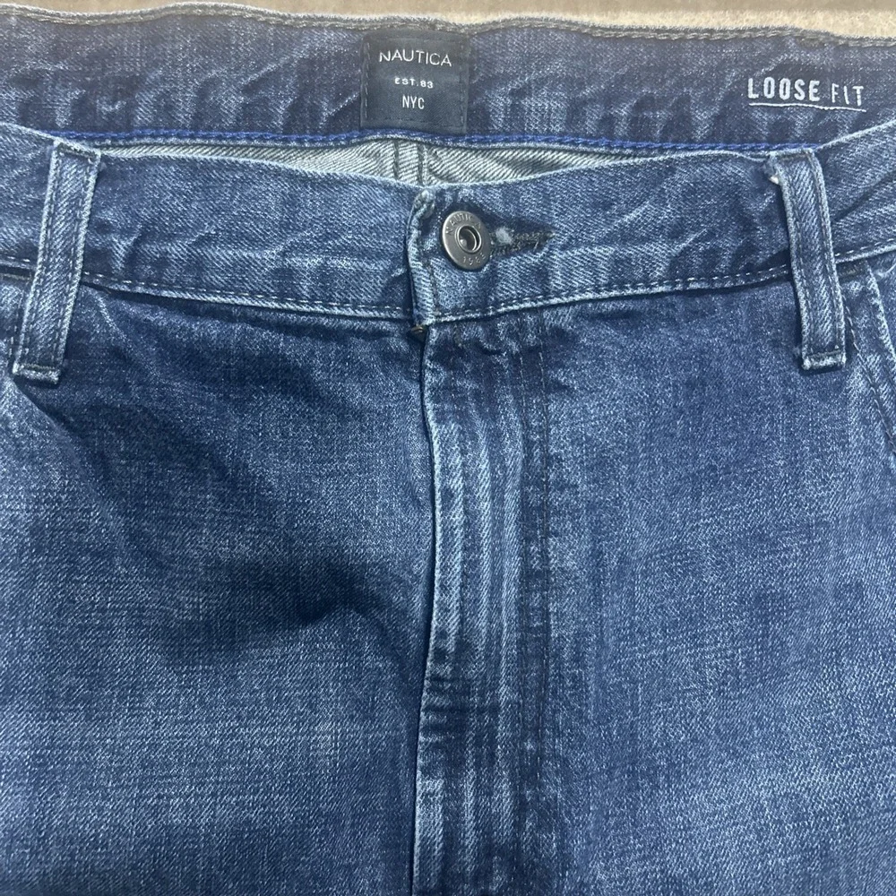 Vintage Nautica Jeans Co. Loose Fit‎ Denim Jeans Mens 38X30